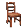Quaint Wood Crafted Barstool