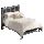 Comfortable Wood Crafted Cot