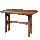 Sturdy Wood Crafted Table
